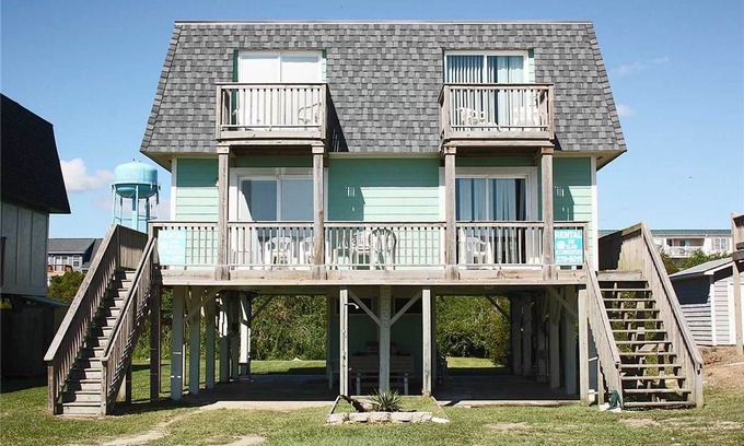 Long Beach House | Turtle Tracks East: 3 BR / 2 BA home in Oak Island, Sleeps 8