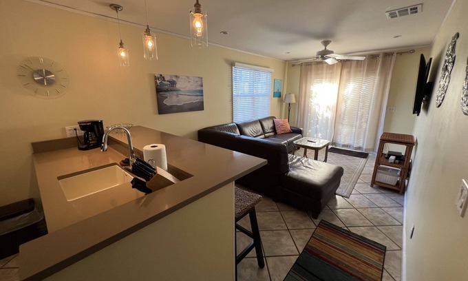 Truman Annex Condo | Two Bed One Bath Ground Floor End Unit in the Heart of Old Town