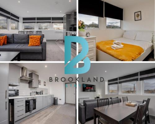 Yeadon Apartment | Two Bedroom Flat by Brookland Stays Serviced Accommodation Short Lets Leeds with Free WiFi