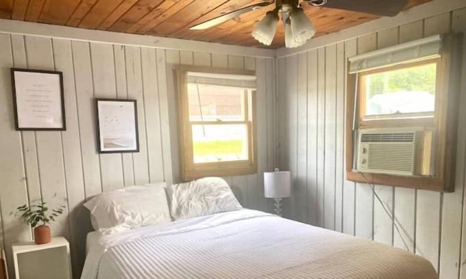 Sister Lakes Cottage | Two Contemporary Cottages on Sandy beachfront Lake, lux Boat available!