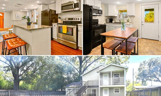 Mid City South House | Two Kitchens|Balcony|Mid-City|Gated Yard|Best