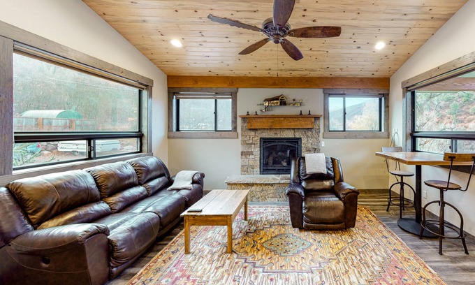 Carbondale House | Two-level home on one acre w/mountain views and deck on Crystal River
