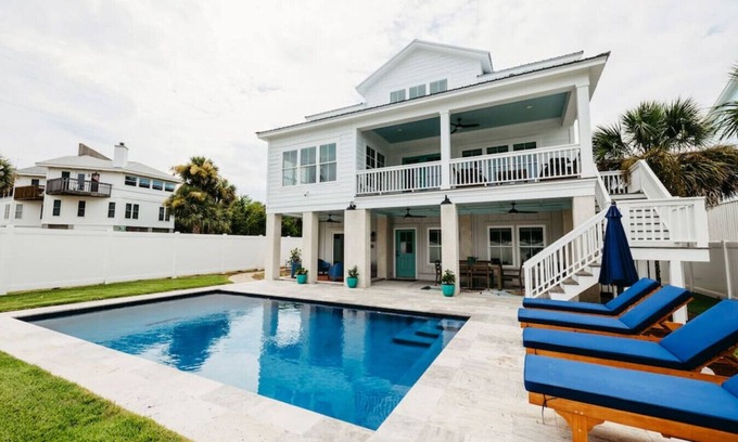Tybee Island House | Tybee Beach House & Private Pool