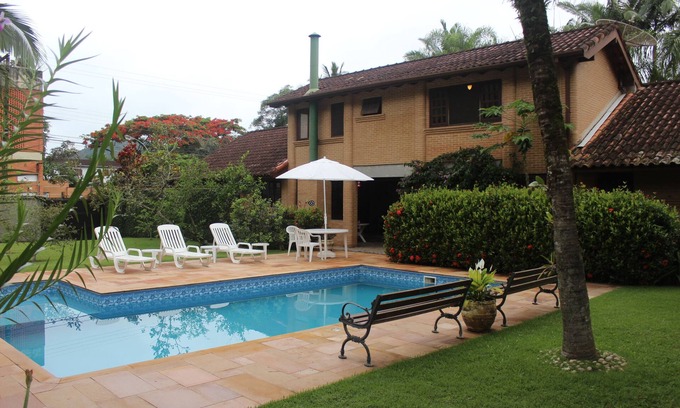 Pedra Verde House | Ubatuba house, 4 bedrooms (2 suites), air conditioning and swimming pool, Lazaro, Jd. Green Stone
