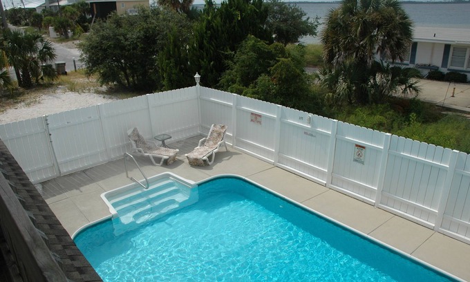 Pensacola Beach House | Ultimate Family Home! Game Porch/No Stairs/Pets/Pool/Tesla Charger