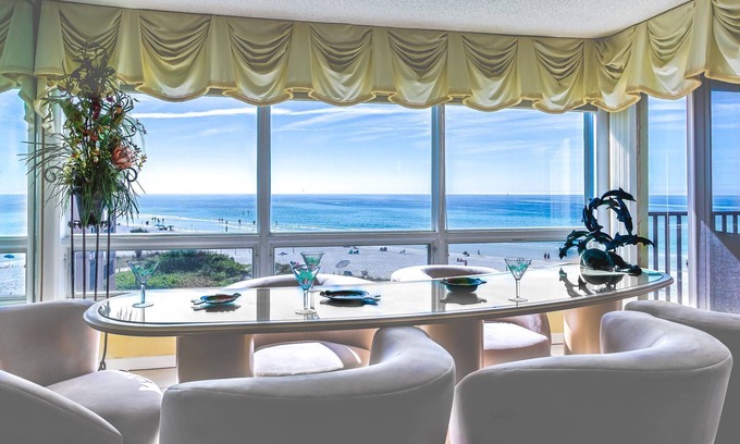 Siesta Key Condo | Unbeatable Ocean Views from Multiple Rooms and Balcony, Private Beach | Free Excursion