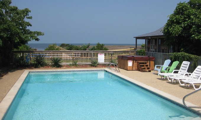 Salvo Cottage | Unique Soundfront Cottage with Guesthouse, Pool, Hot Tub, Dock