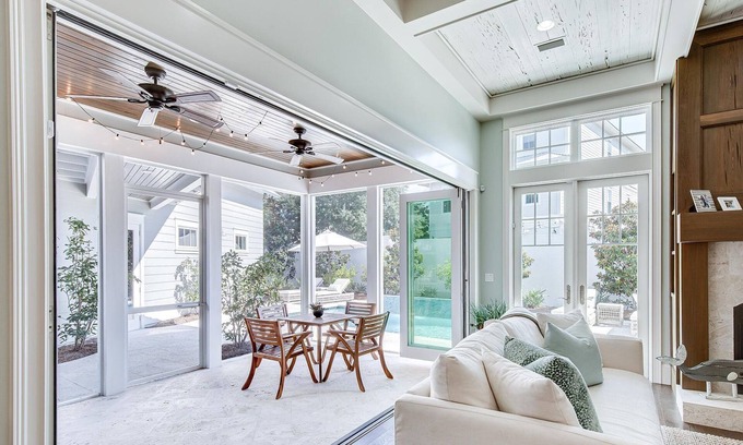 Seagrove Beach Villa | Unwind in a home nestled amidst nature with a private resort-style pool