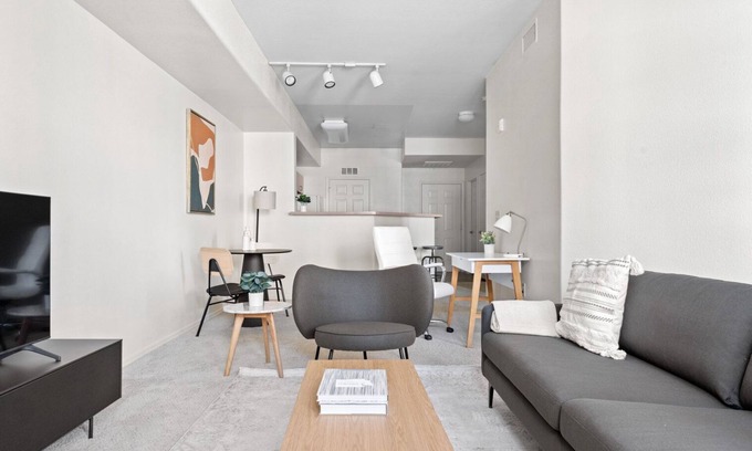 Central District Apartment | Upscale Fremont 1BR w/ Pool, W/D & Gym, near TJ & WF, by Blueground