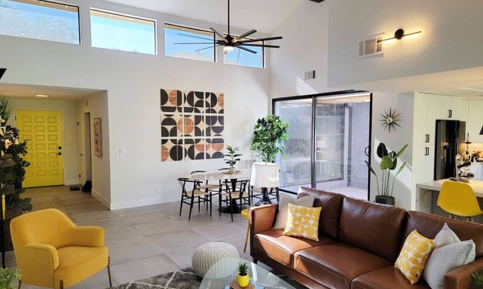 Palm Desert House | Upscale mid-century on the green. Private Hot Tub