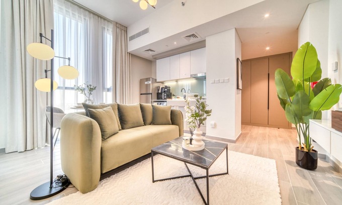Dubai Production City Apartment | Upscale Studio at Mesk 1 Midtown Dubai Production City by Deluxe Holiday Homes