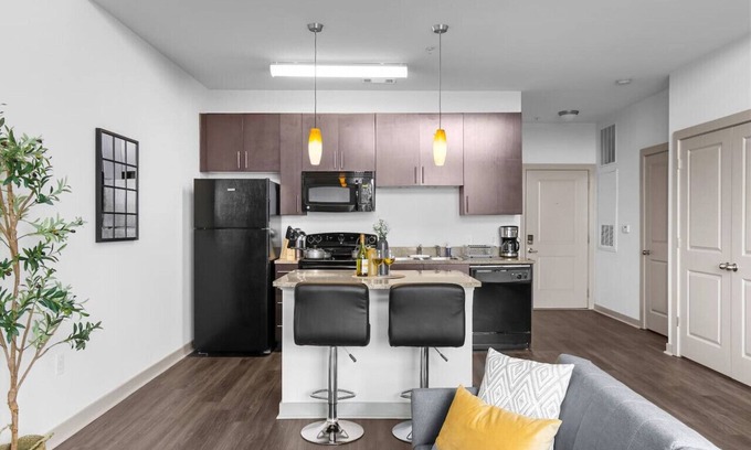 Five Points South Apartment | ~ Urban King Loft: Perfect for City Explorers ~