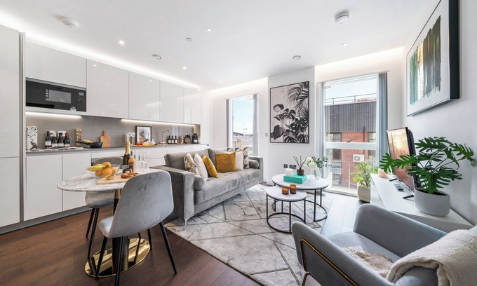 New Cross Apartment | USA Embassy Vibes - Nine Elms - 1 Bedroom Apartment