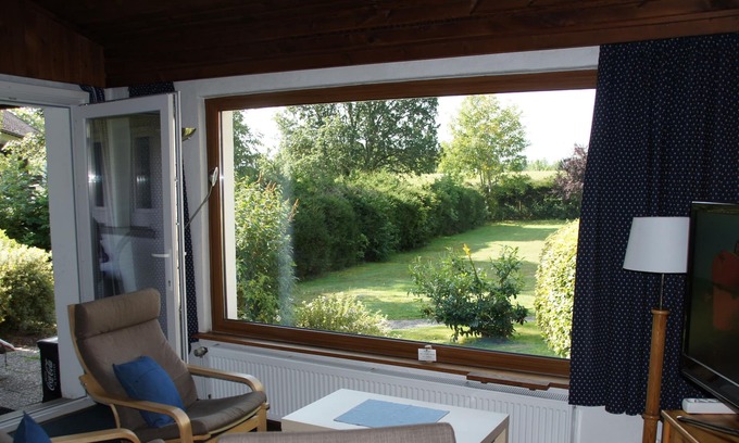 Grafenhausen House | Vacation bungalow 'Uschi' with terrace in sunny south-facing position and large meadow by the forest