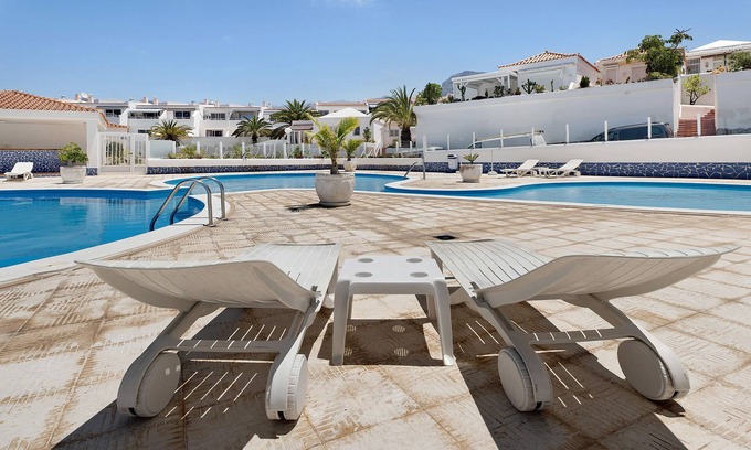 Costa Adeje Apartment | Vacation Home "Holiday Valley Blue Ocean B2" with Sea View, Shared Pool & Wi-Fi