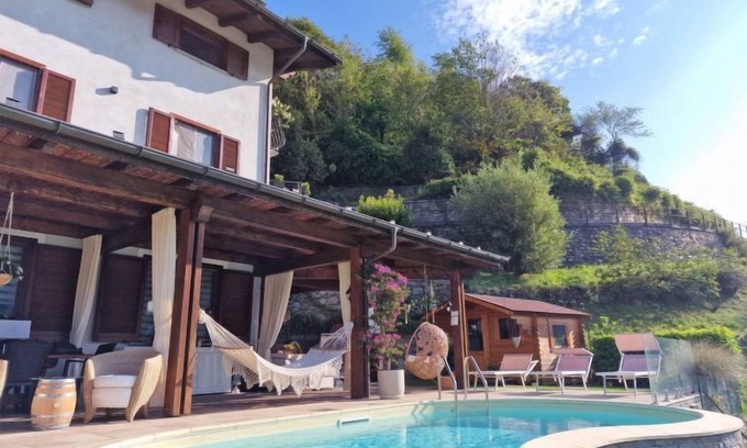 Ardenno Apartment | Valley View Pool Apartment by Interhome