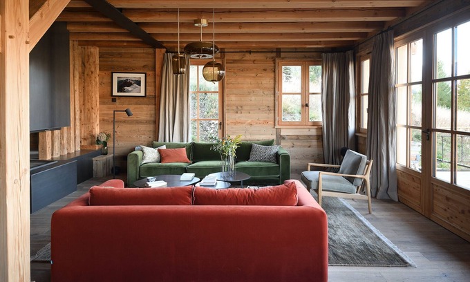 Villard-Reculas Ski Chalet | VALMARELIE chalet 300m2 luxury and charm 5* AT THE FOOT OF THE SLOPES 15 PEOPLE