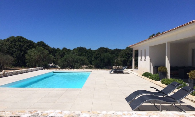 Bonifacio House | Very beautiful new Bonifacio villa, 10 min from the beaches, private heated pool