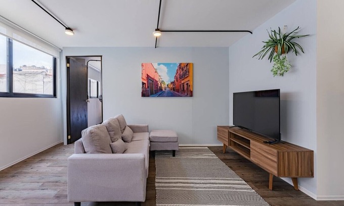Xochimilco Apartment | VH | Loft Condesa | 1BR + Wifi and Rooftop | 290
