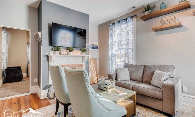 Central Colorado Springs Apartment | Victorian Duplex Renewed Interiors Walk to DT