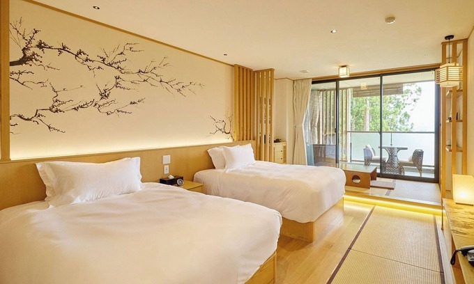 Oishi Hotel | View of Mt Fuji Premium Room Openair bath and balcony included Room only/Minamitsuru-gun Yamanashi