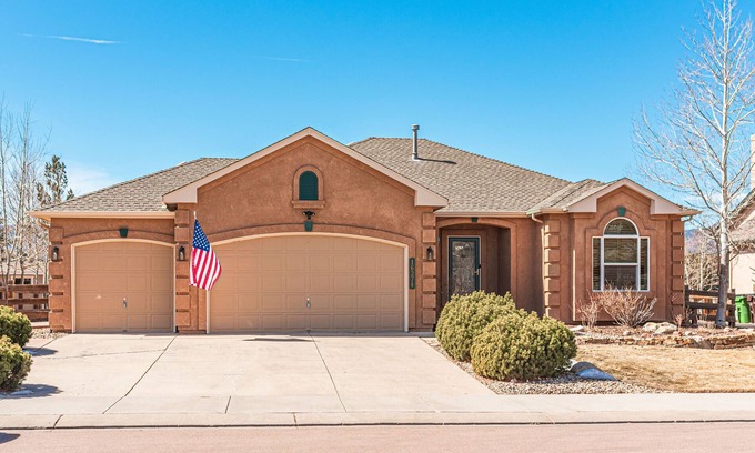 Monument House | Views of Pikes Peak from a Cozy Home