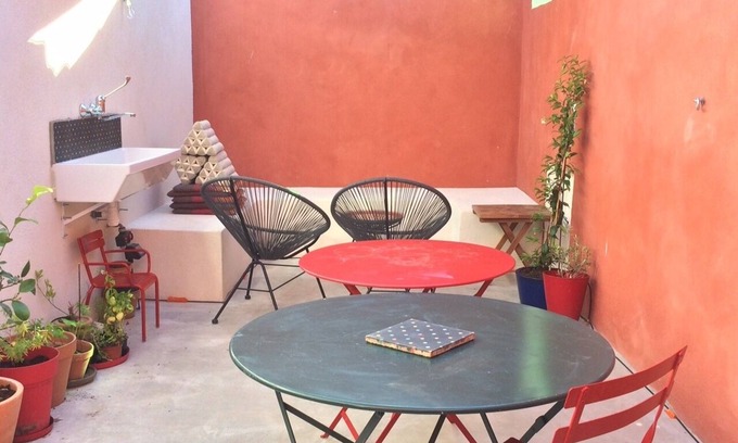 Meze House | VIGNERONNE WITH TERRACE IN THE HEART OF MEZE NEAR THE HARBOR AND BEACHES