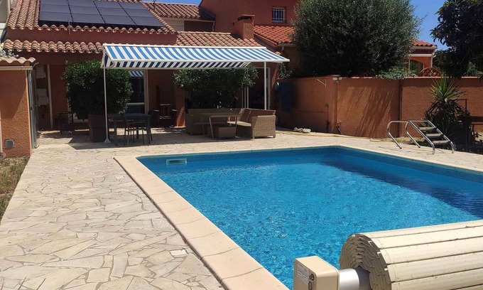 Argeles-sur-Mer House | Villa 150m² + swimming pool 2 km from the sea, sleeps 10, Argelès-sur-Mer