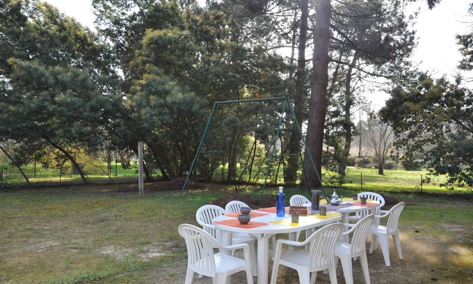 Maubuisson Villa | Villa 8 personnes proche du lac avec très grand jardin - 361681