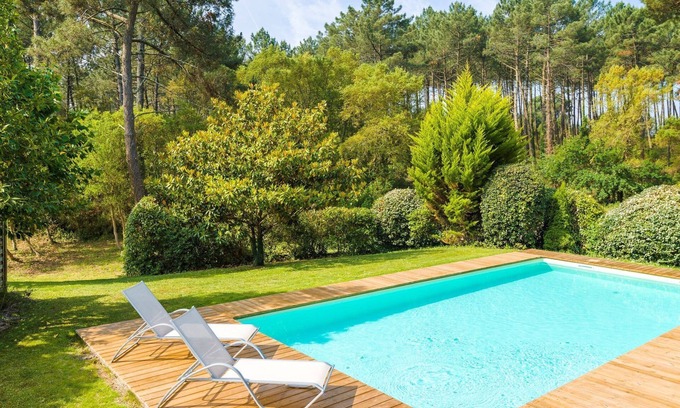 Moliets-et-Maa Villa | Villa avec Piscine Privée | WiFi Gratuit + Parking