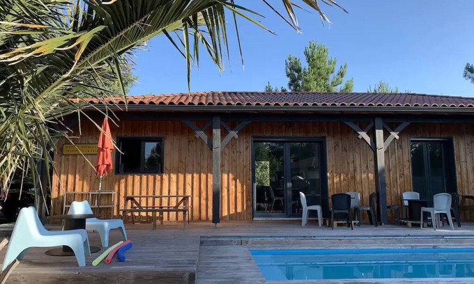 Lanton House | VILLA BOIS ESPRIT BASSIN