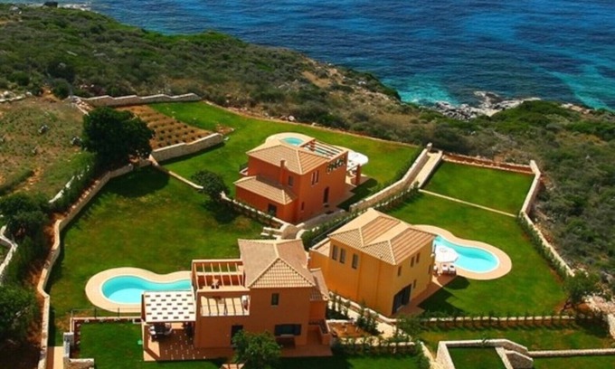 Skala Villa | Villa Brio Exclusive Villa B Spacious, waterfront, private, jetty, next to Skala
