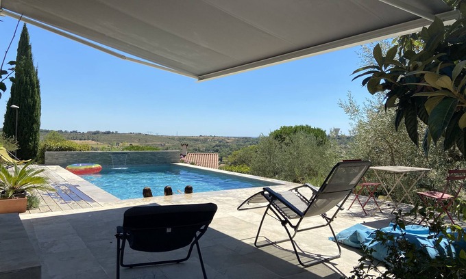 Grabels House | Villa Calme Avec Piscine