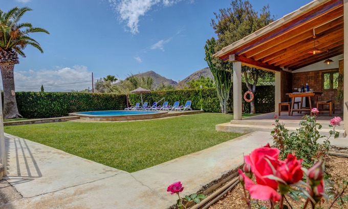 Puerto de Pollensa Villa | Villa Can Lluc(Private villa with big barbecue)
