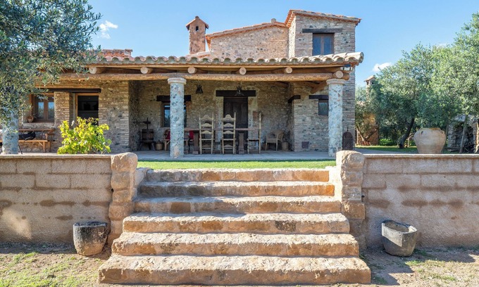 Riudoms Villa | Villa 'Casa Hostalets - Rural Luxury' with Mountain View, Private Pool and Private Terrace