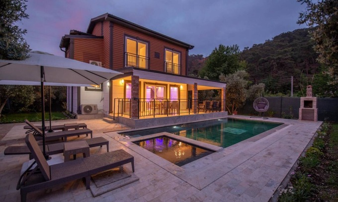 Fethiye Villa | Villa Close to Inlice Beach with Pool in Fethiye