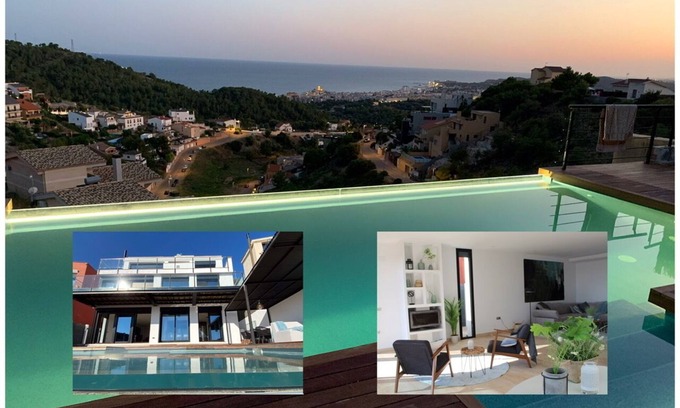 Quint Mar House | Villa Colina Sitges completely renovated, new pool, sea views from every room