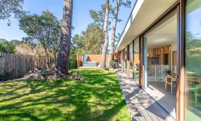 Capbreton House | Villa contemporaine avec piscine chauffée entre centre et plages