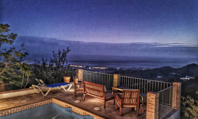 Sayalonga Villa | Villa Críalo: A Secluded Private Casa with Spectacular Sea Views.