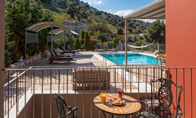 Eleios-Pronnoi Villa | Villa 'Dalasvillas Skala Acqua' with Sea View, Wi-Fi and Air Conditioning