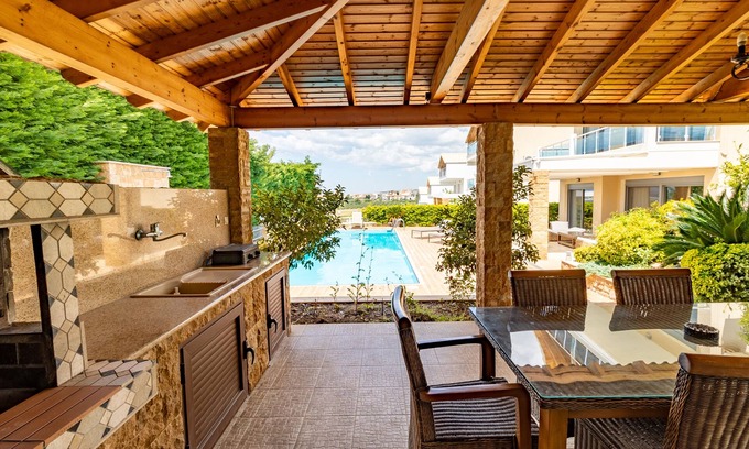 Nea Moudania Villa | Villa Dina with private pool