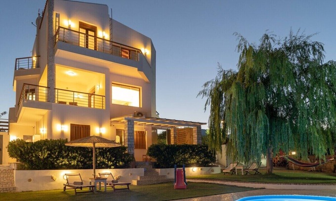 Makry Gialos Villa | Villa Dolce Evita - With Private Pool