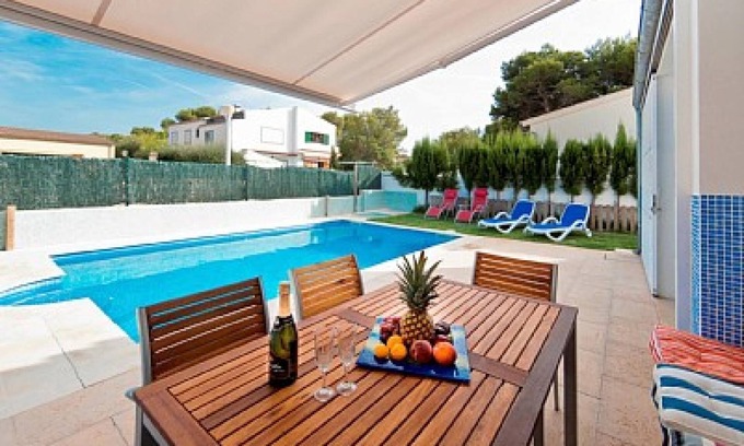 Santa Margalida Villa | Villa DOMUS GENTI. Chalet with BBQ &Private pool. Great beach by walking distance - Free Wifi
