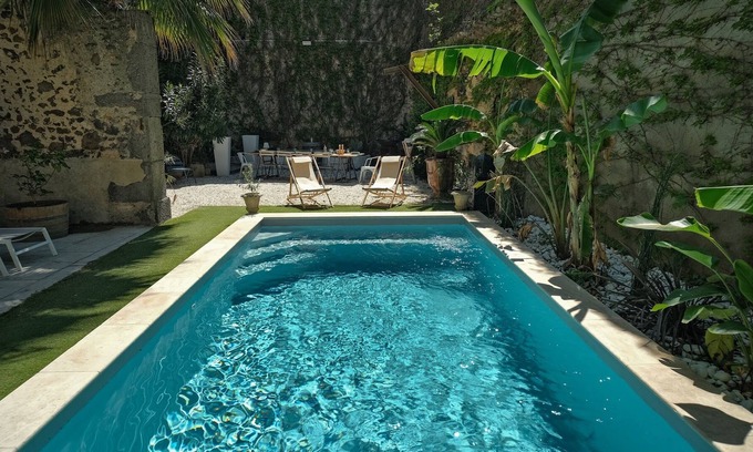 Saint-Thibery Villa | Villa Flora - Sublime mansion with private pool 6 bedrooms