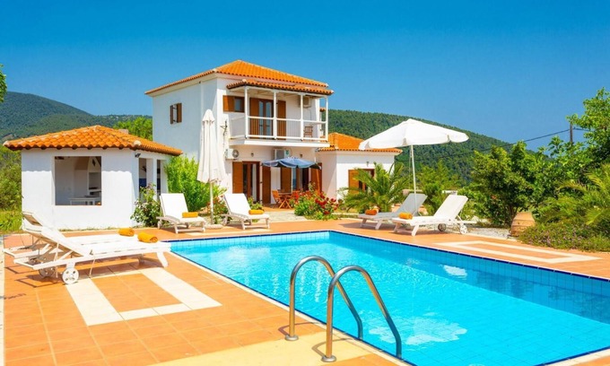 Skopelos Villa | Villa Glafki - Three Bedroom Villa, Sleeps 7