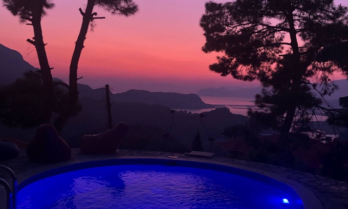 Ortaca Villa | Villa kaplumba, 3 bed villa in village setting with views