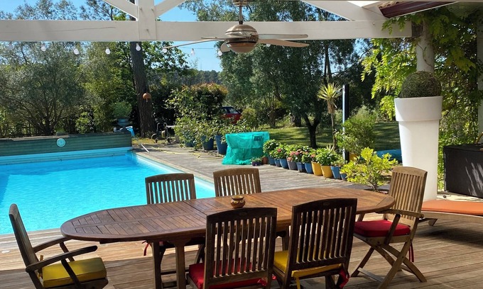 Lacanau Villa | Villa Lacanau - Longarisse 10 people