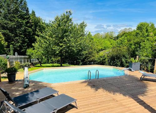 Sarlat-la-Caneda Apartment | Villa Lila - Sarlat Centre piscine et jacuzzi