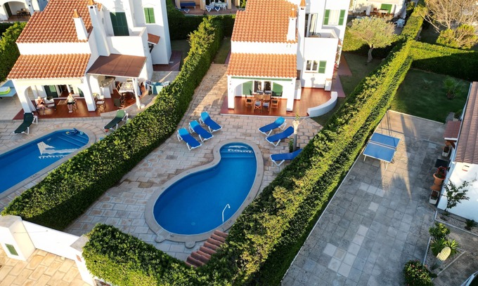 Cap d'Artrutx Villa | Villa Lola: seaviews, private pool & lush yard