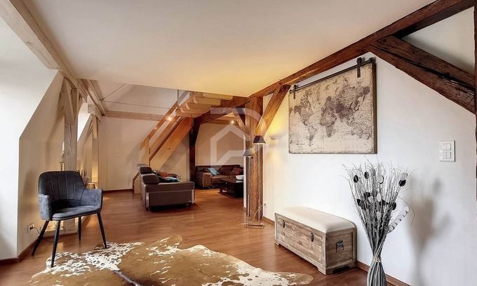 Zellenberg Apartment | Villa Louisa, Entre Riquewihr et Ribeauvillé ! Appartement en duplex